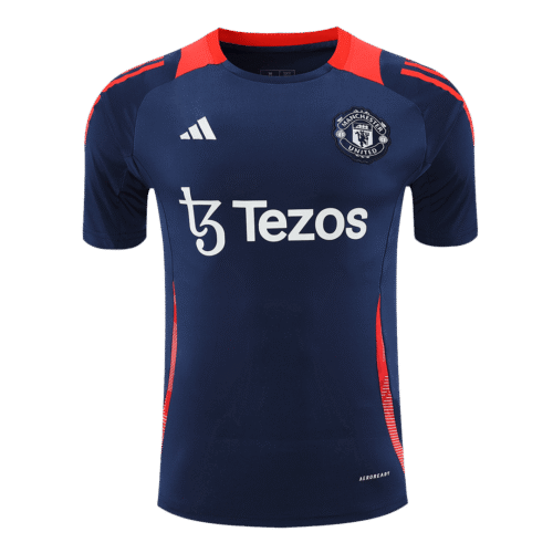 Manchester United Pre-Match Soccer Jersey 2024/25 Navy