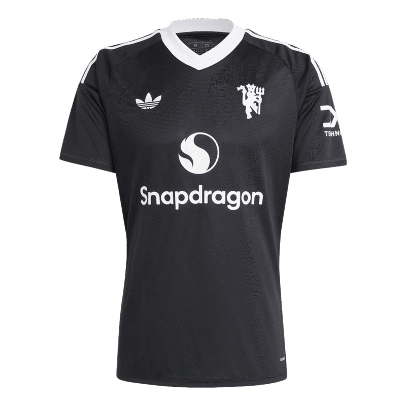 Manchester United Third Away Goalkeeper Soccer Jersey 2024/25 Black
