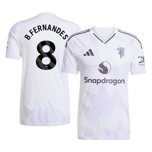 B.FERNANDES #8 Manchester United Away Soccer Jersey 2025/26