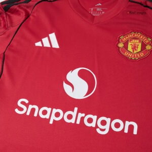 B.FERNANDES #8 Manchester United Home Soccer Jersey 2025/26