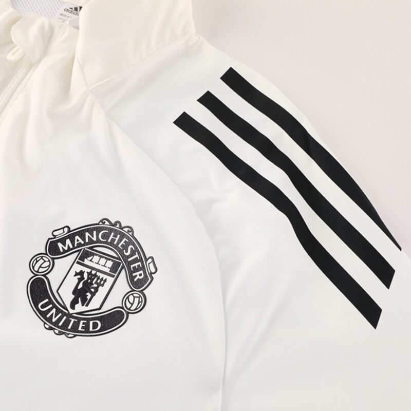 25/26 Manchester United Windbreaker Jacket White