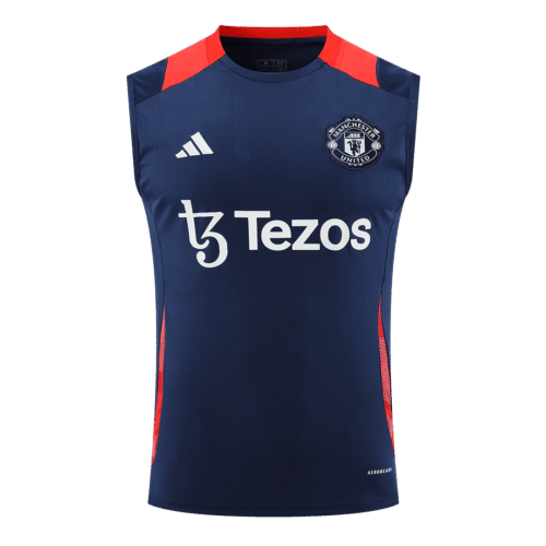 Manchester United Pre-Match Sleeveless Top 2024/25 Navy