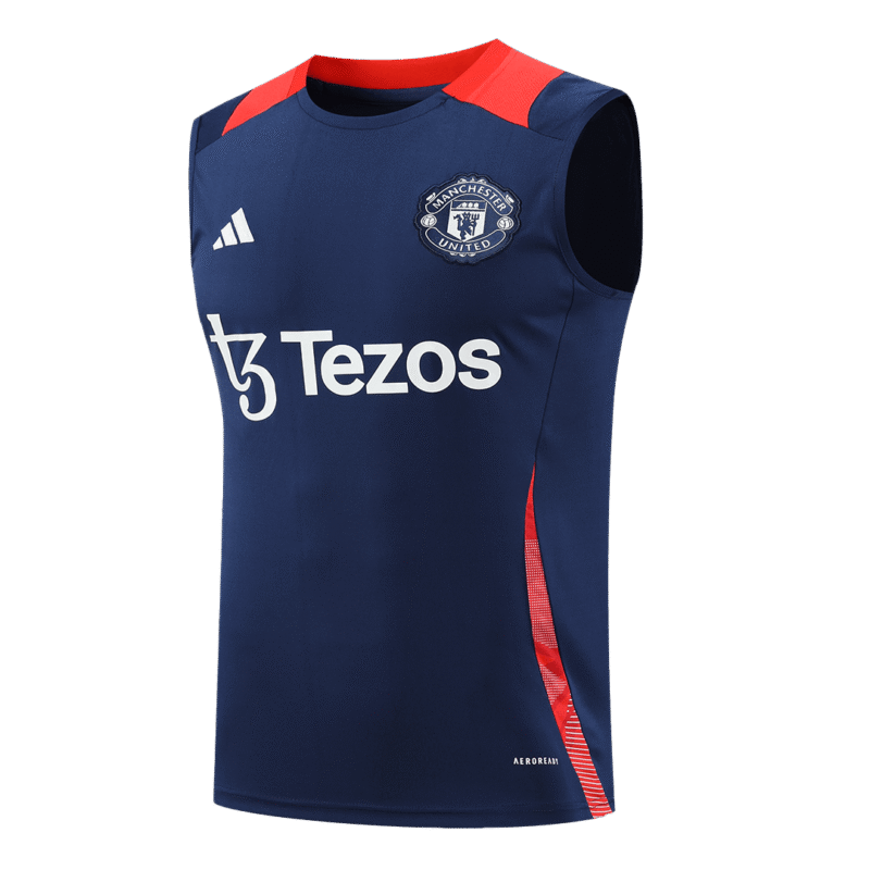 Manchester United Pre-Match Sleeveless Top 2024/25 Navy