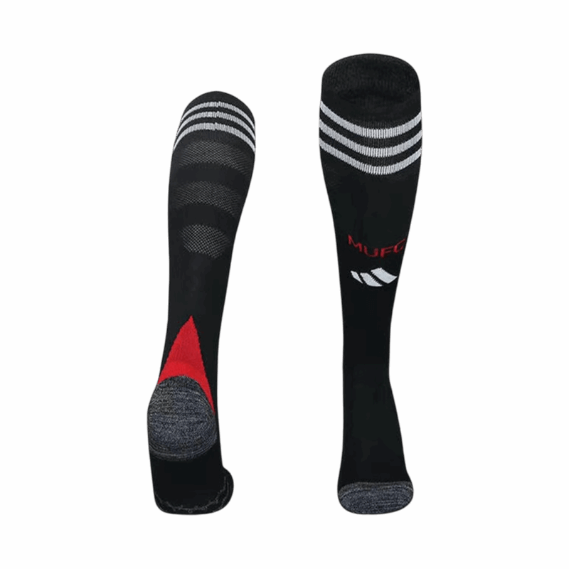 Manchester United Home Soccer Socks 2025/26 Kids