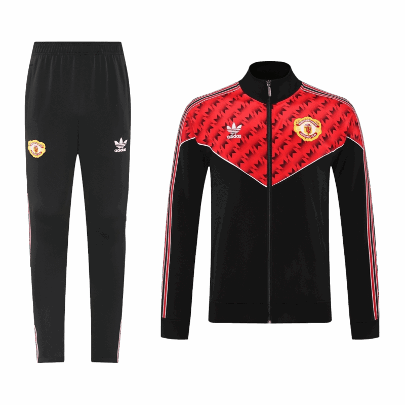 604695_1 Manchester United Jacket Tracksuit 2025/26 Red&Black