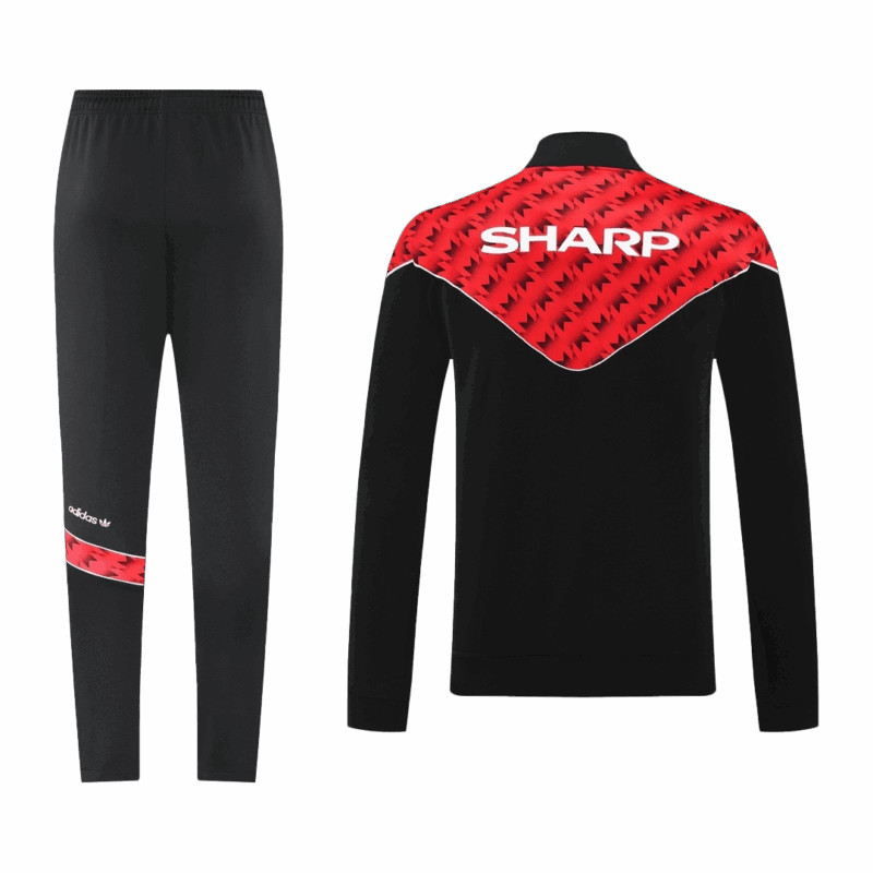 604695_3 Manchester United Jacket Tracksuit 2025/26 Red&Black