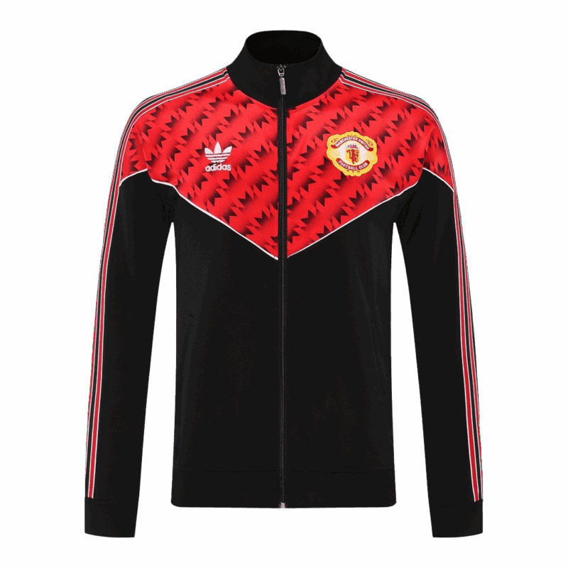 604695_4 Manchester United Jacket Tracksuit 2025/26 Red&Black