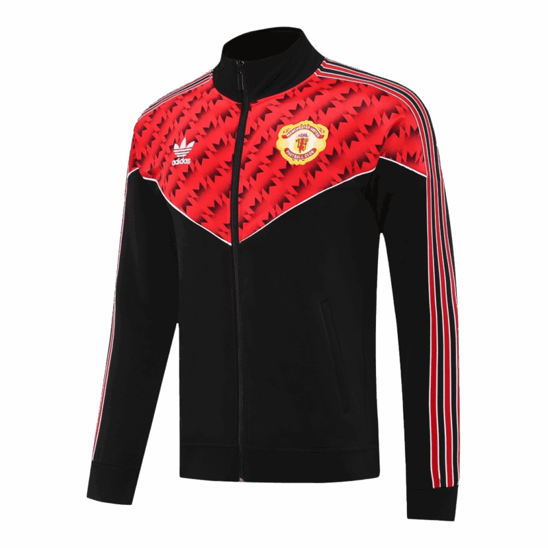 604695_5 Manchester United Jacket Tracksuit 2025/26 Red&Black