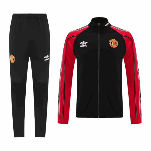 Manchester United Jacket Tracksuit 2025/26 Red&Black