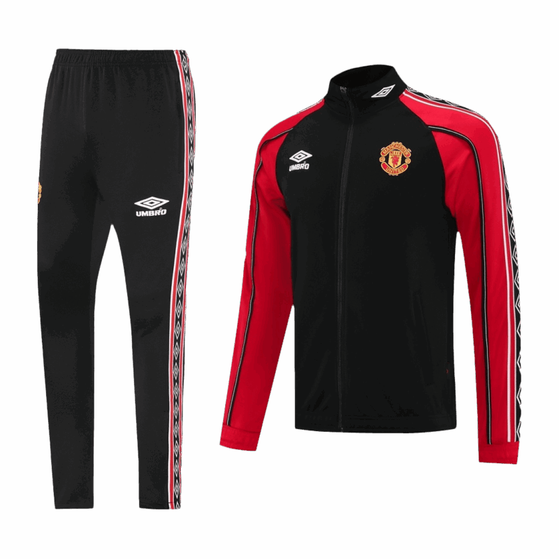 604715_2 Manchester United Jacket Tracksuit 2025/26 Red&Black