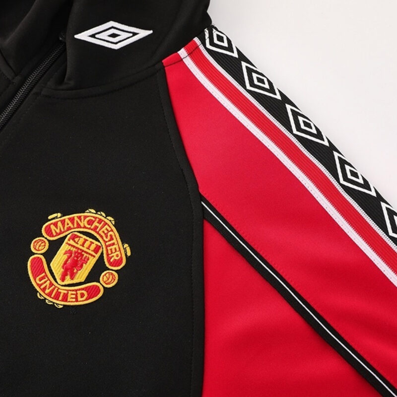 604715_8 Manchester United Jacket Tracksuit 2025/26 Red&Black