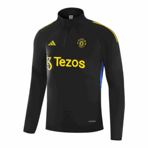 Manchester United Sweatshirt Kit 2025/26 - Black (Top+Pants)