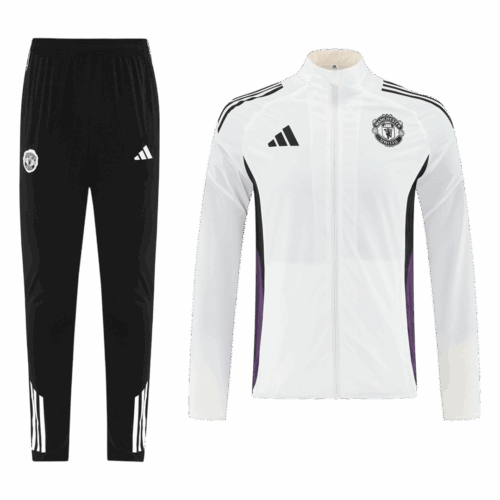 640195_1 Manchester United Training Kit 2025/26 - White (Top+Pants)