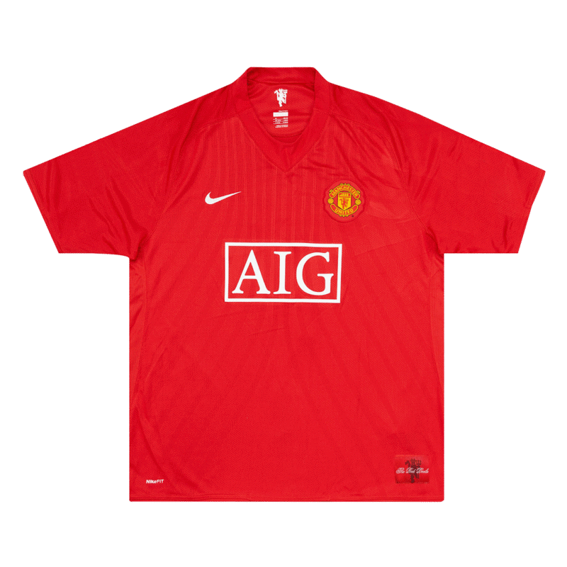 Vintage Soccer Jersey Manchester United Home 2007/08