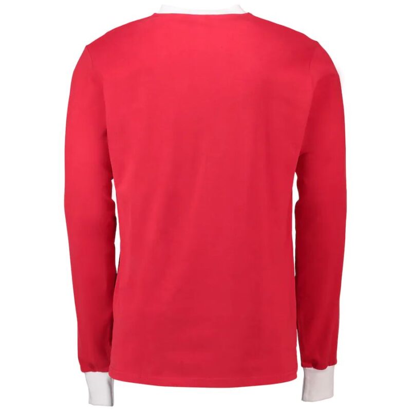 Vintage Soccer Jersey Manchester United Long Sleeve 1963 - FA Cup Final