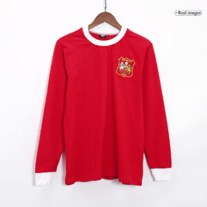 Vintage Soccer Jersey Manchester United Long Sleeve 1963 - FA Cup Final