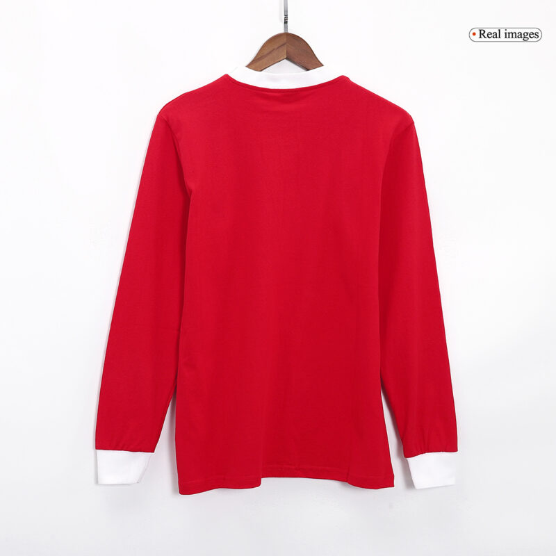 Vintage Soccer Jersey Manchester United Long Sleeve 1963 - FA Cup Final