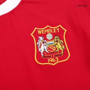 Vintage Soccer Jersey Manchester United Long Sleeve 1963 - FA Cup Final
