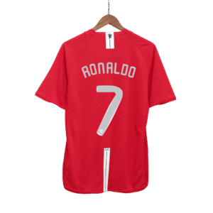 Vintage Soccer Jersey RONALDO #7 Manchester United Home 2007/08 - UCL Final
