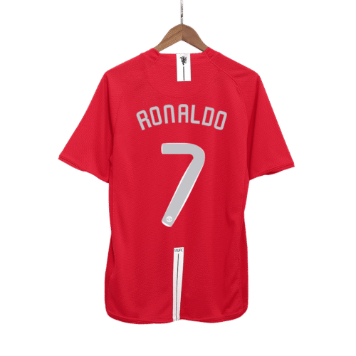 Vintage Soccer Jersey RONALDO #7 Manchester United Home 2007/08 - UCL Final