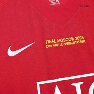 Vintage Soccer Jersey ROONEY #10 Manchester United Home 2007/08 - UCL Final