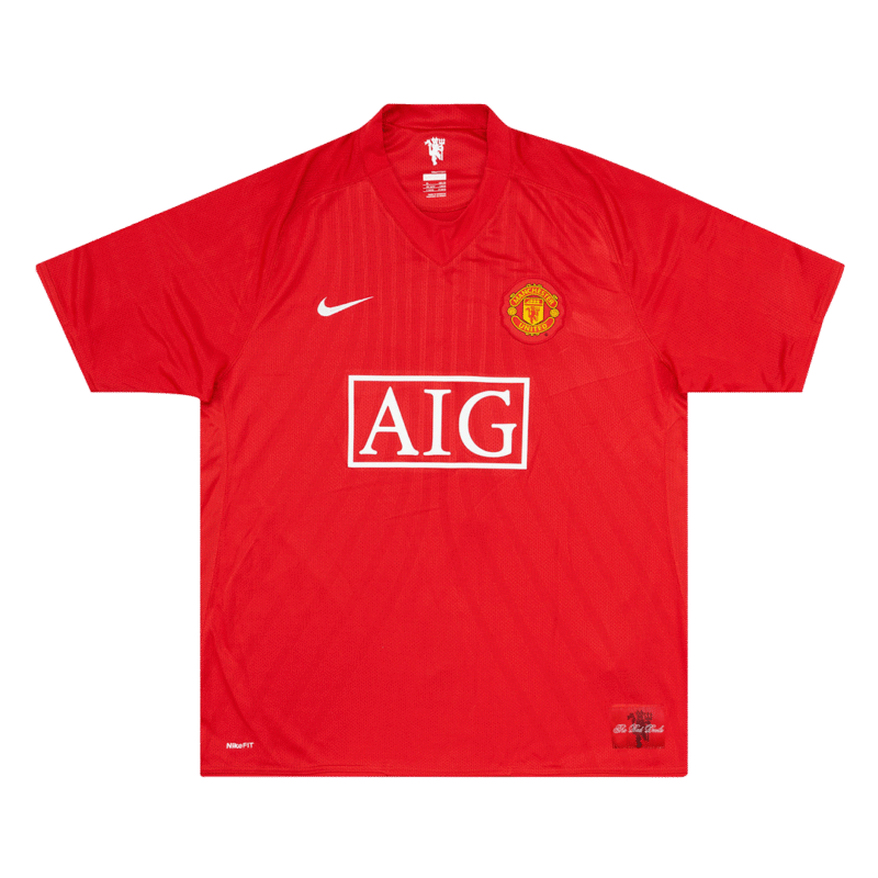 Vintage Soccer Jersey SCHOLES #18 Manchester United Home 2007/08