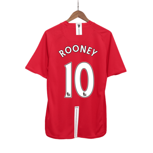 Vintage Soccer Jersey ROONEY #10 Manchester United Home 2007/08