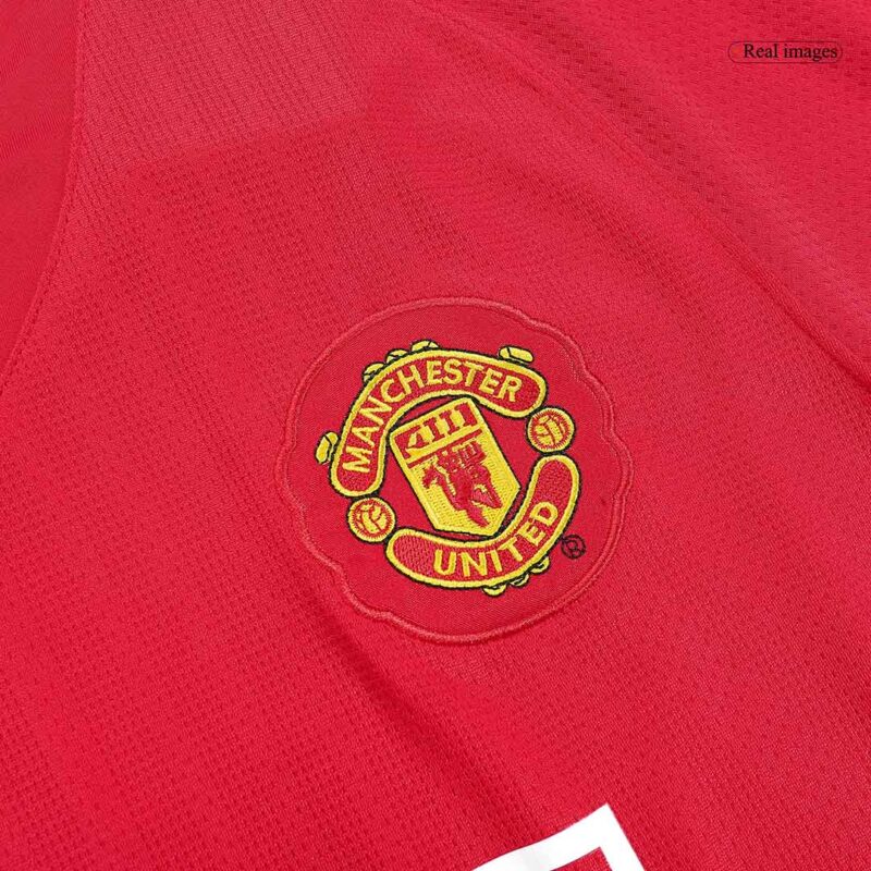Vintage Soccer Jersey ROONEY #10 Manchester United Home Long Sleeve 2007/08