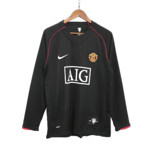 Vintage Soccer Jersey RONALDO #7 Manchester United Away Long Sleeve 2007/08