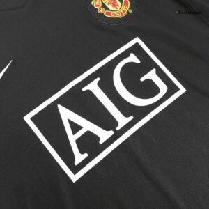Vintage Soccer Jersey SCHOLES #18 Manchester United Away Long Sleeve 2007/08