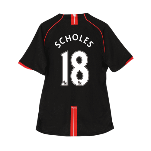 Vintage Soccer Jersey SCHOLES #18 Manchester United Away 2007/08