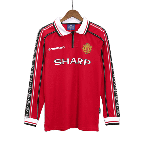Vintage Soccer Jersey Manchester United Home Long Sleeve 1998/99