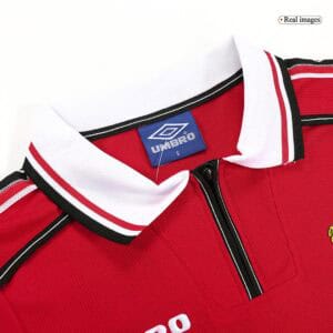 Vintage Soccer Jersey Manchester United Home Long Sleeve 1998/99