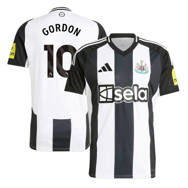 GORDON #10 Newcastle United Home Soccer Jersey 2024/25