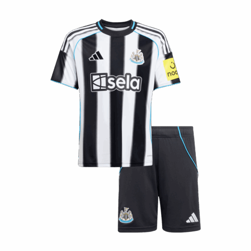 605610_1 Newcastle United Home Kids Soccer Jerseys Kit 2025/26