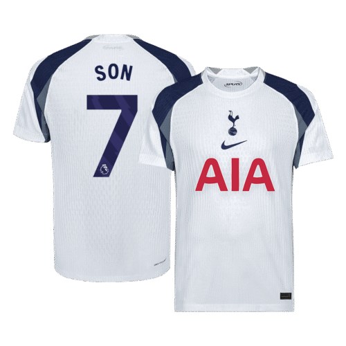 SON #7 Tottenham Hotspur Home Authentic Soccer Jersey 2025/26