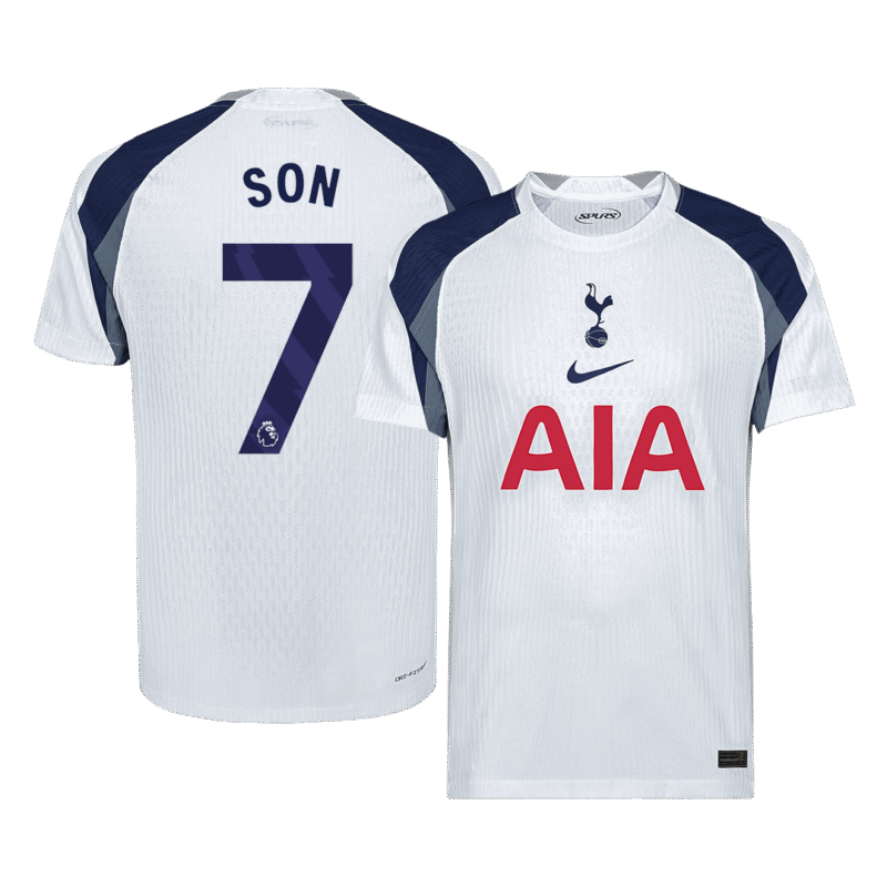 SON #7 Tottenham Hotspur Home Authentic Soccer Jersey 2025/26