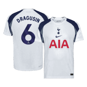 DRAGUSIN #6 Tottenham Hotspur Home Authentic Soccer Jersey 2025/26