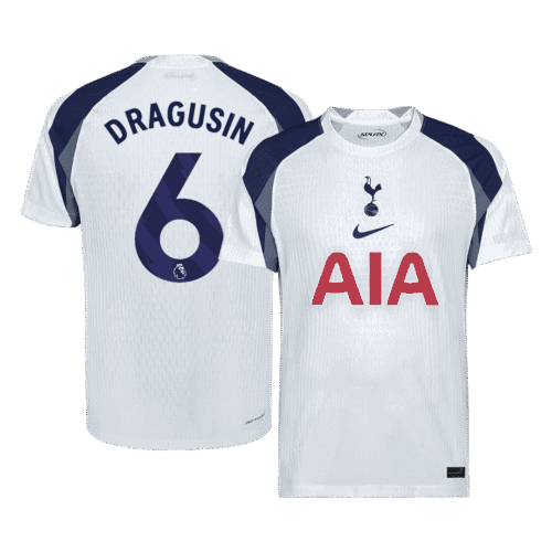 DRAGUSIN #6 Tottenham Hotspur Home Authentic Soccer Jersey 2025/26
