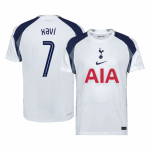 XAVI #7 Tottenham Hotspur Home Authentic Soccer Jersey 2025/26 - UCL
