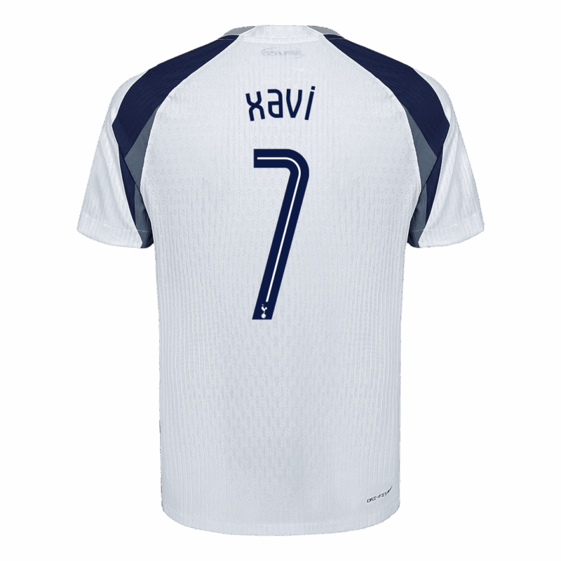 XAVI #7 Tottenham Hotspur Home Authentic Soccer Jersey 2025/26 - UCL