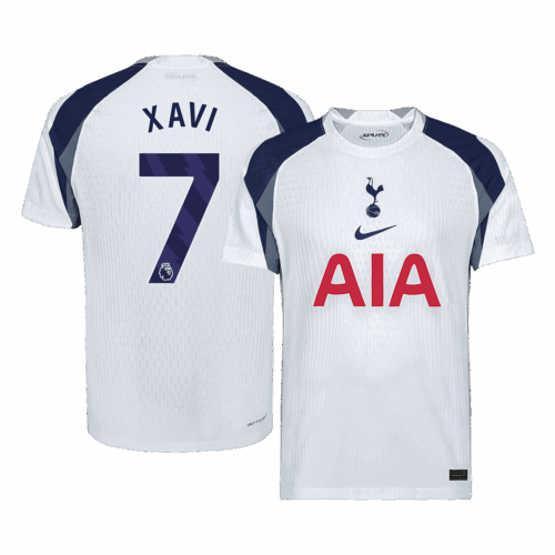 XAVI #7 Tottenham Hotspur Home Authentic Soccer Jersey 2025/26