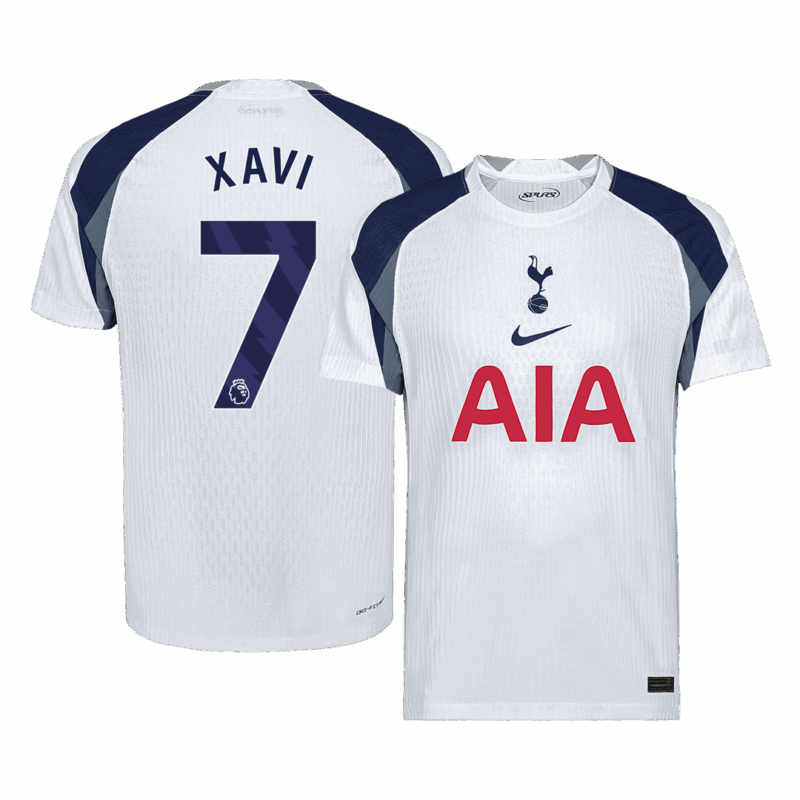 XAVI #7 Tottenham Hotspur Home Authentic Soccer Jersey 2025/26