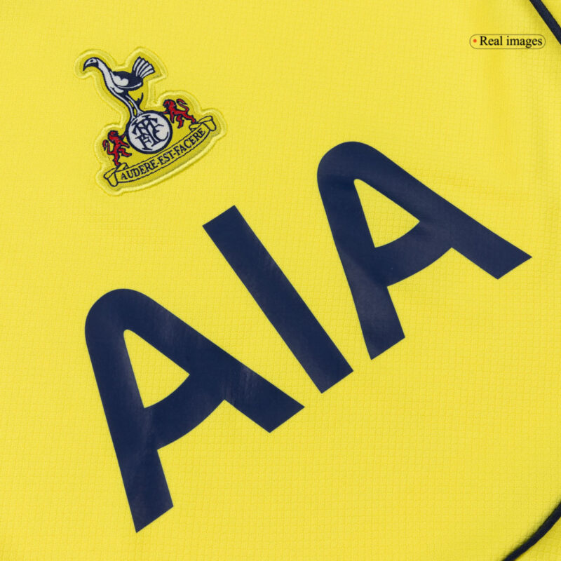 Kid's Tottenham Hotspur Third Soccer Jersey Kit(Jersey+Shorts) 25/26 Yellow