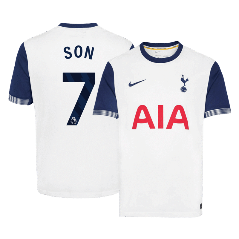 SON #7 Tottenham Hotspur Home Soccer Jersey 2024/25