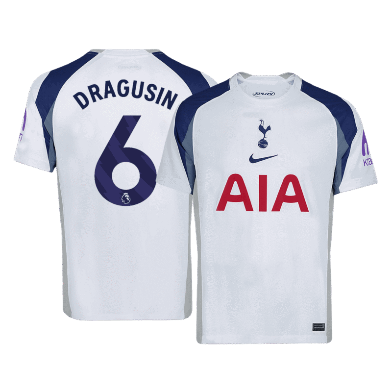 DRAGUSIN #6 Tottenham Hotspur Home Soccer Jersey 2025/26
