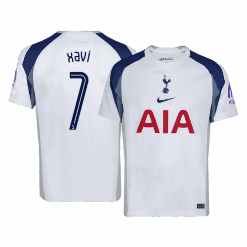 XAVI #7 Tottenham Hotspur Home Soccer Jersey 2025/26 -UCL