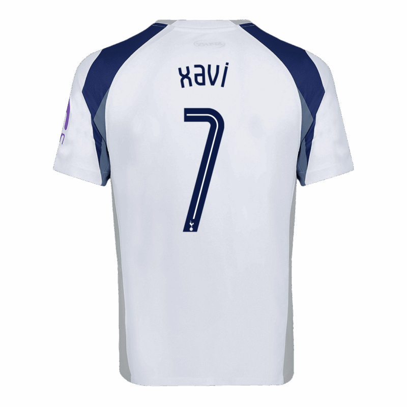 XAVI #7 Tottenham Hotspur Home Soccer Jersey 2025/26 -UCL