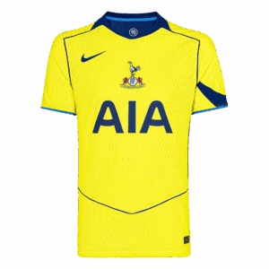Authentic Tottenham Hotspur Third Away Soccer Jersey 25/26 Yellow