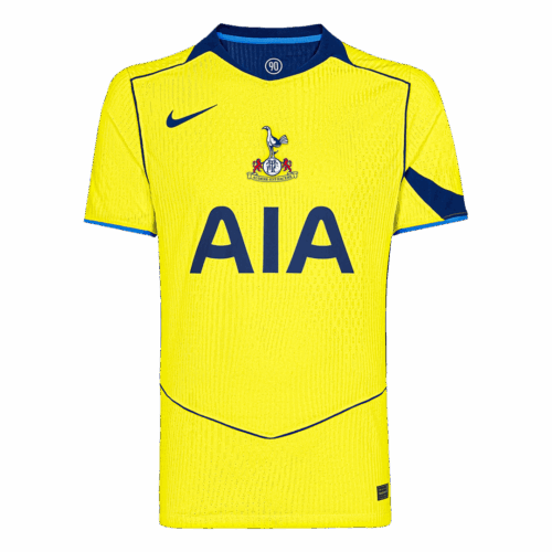 Authentic Tottenham Hotspur Third Away Soccer Jersey 25/26 Yellow
